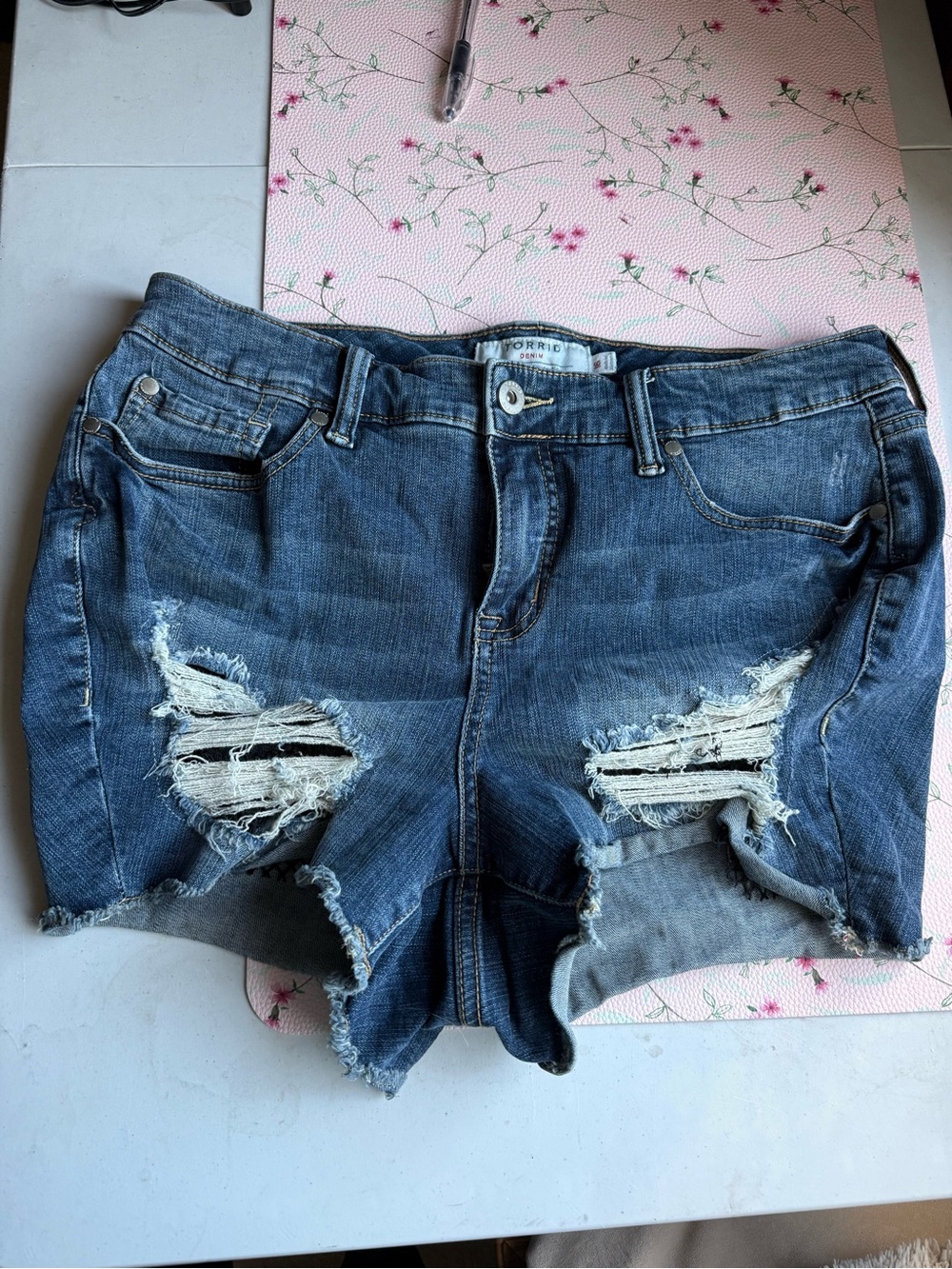 Torrid Distressed Denim Women’s Shorts